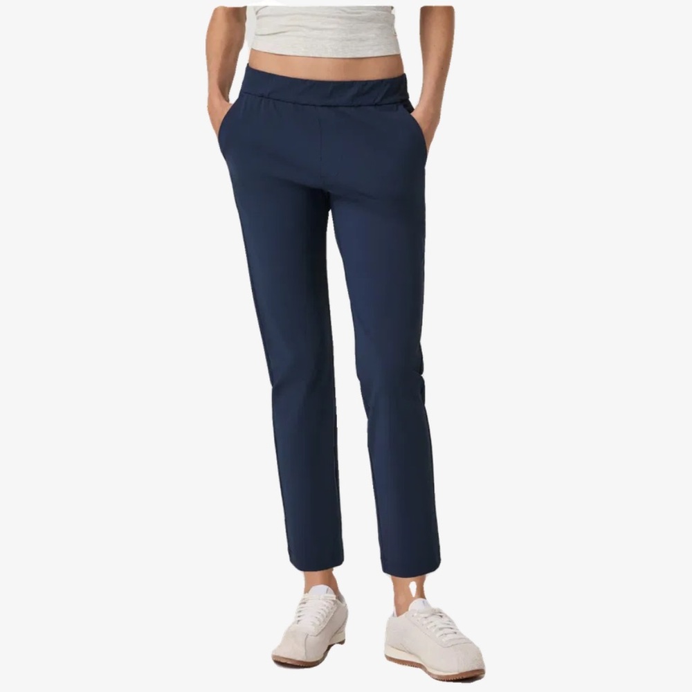 Vuori Miles Ankle Mid Rise Ankle Pants Navy Size Extra Small